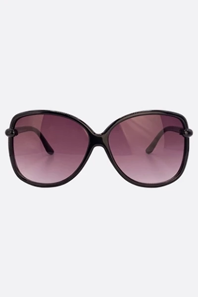 Giant Vintage Lotus Oversized Boho Square Sunglasses