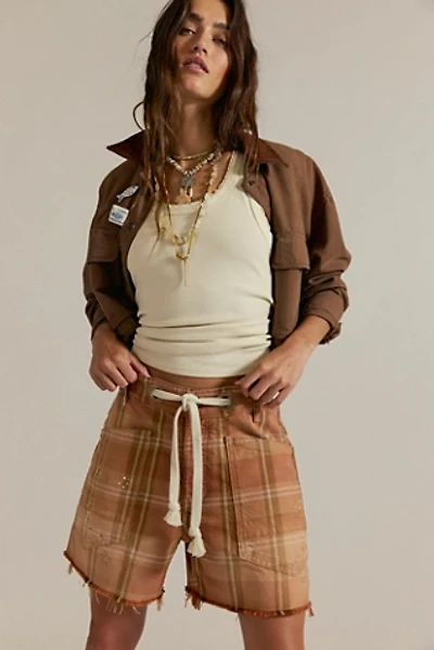 We The Free Moxie Printed Barrel Shorts