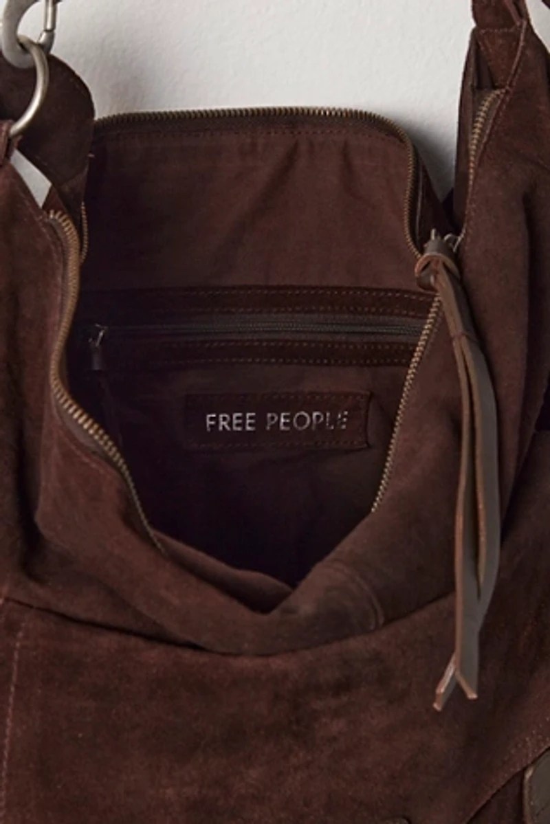 Oversized Palermo Suede Shoulder Bag