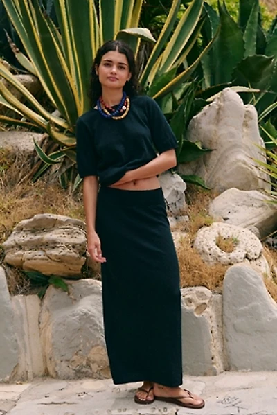 Isabella Cotton-Linen Skirt Set