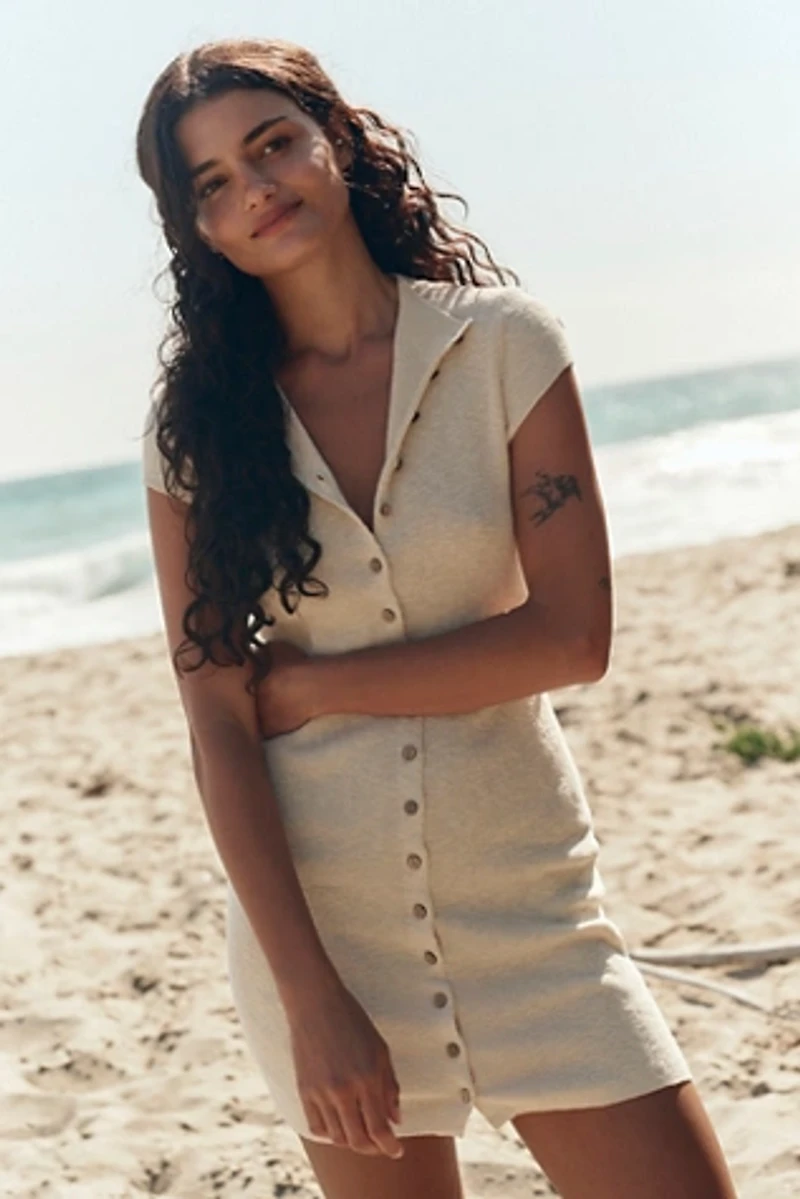 Jameson Cotton-Linen Mini Dress