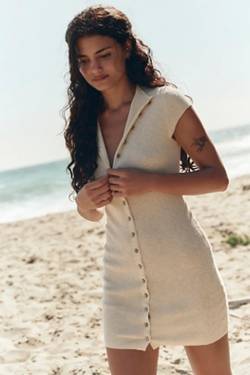 Jameson Cotton-Linen Mini Dress