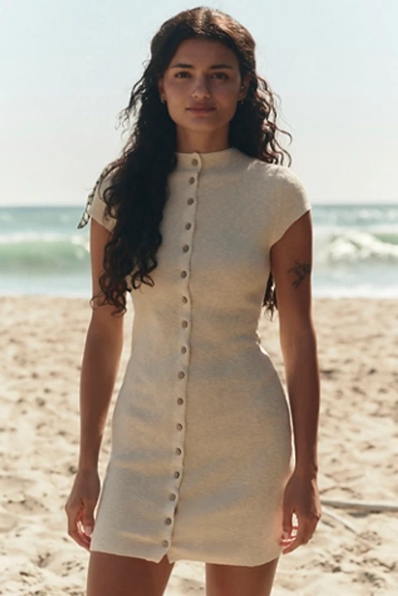 Jameson Cotton-Linen Mini Dress