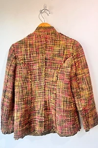 Philosophy Pink and Green Tweed Jacket Selected by The Curatorial Dept.