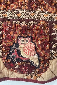 Tree Child Owl Block-Print Quilted Jacket Selected by The Curatorial Dept.