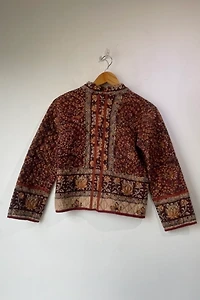 Tree Child Owl Block-Print Quilted Jacket Selected by The Curatorial Dept.