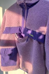 X Girl Lavender Fuzzy Sherpa Pullover Selected by The Curatorial Dept.