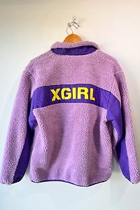 X Girl Lavender Fuzzy Sherpa Pullover Selected by The Curatorial Dept.