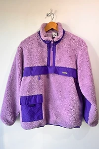 X Girl Lavender Fuzzy Sherpa Pullover Selected by The Curatorial Dept.