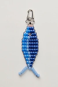 Beaded Fish Bag Charm