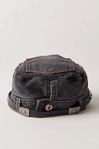 Washed Denim Cadet Hat