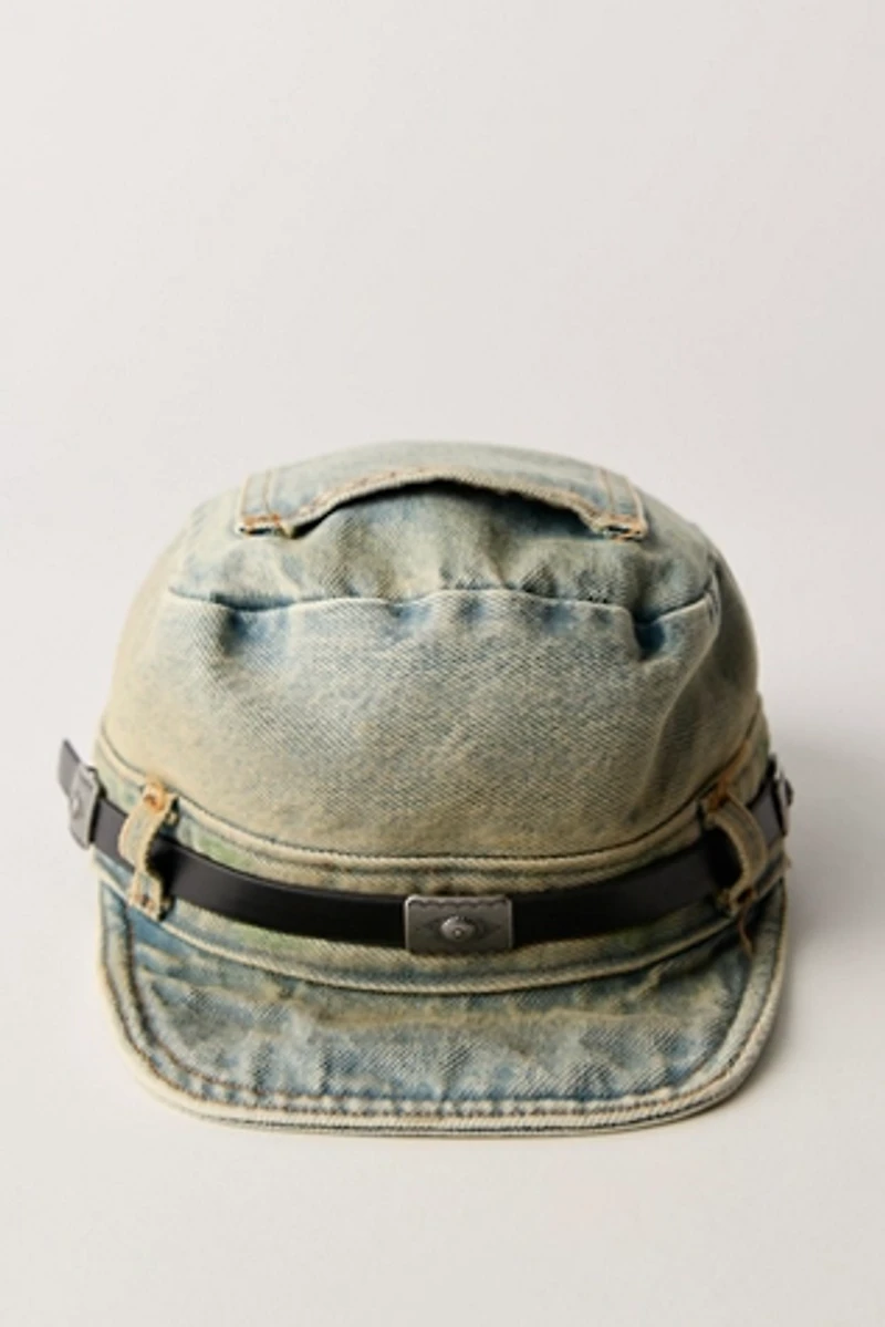 Washed Denim Cadet Hat