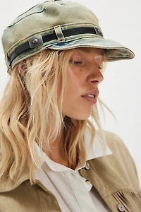 Washed Denim Cadet Hat
