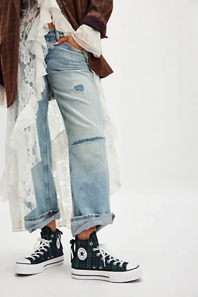 Chuck Taylor All Star Lift Hi-Top Plaid Sneakers