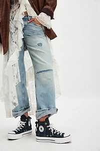 Chuck Taylor All Star Lift Hi-Top Plaid Sneakers