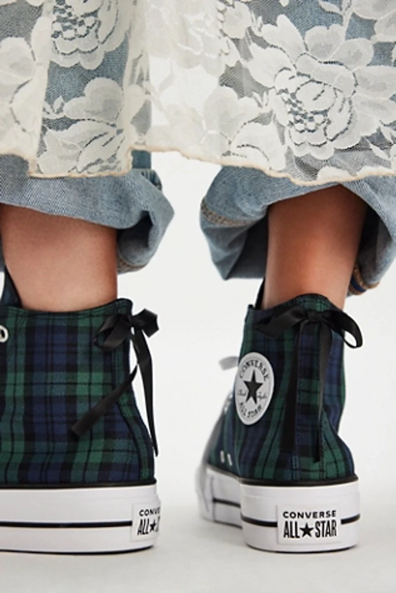 Chuck Taylor All Star Lift Hi-Top Plaid Sneakers