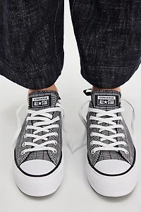 Chuck Taylor All Star Lift Low-Top Plaid Sneakers