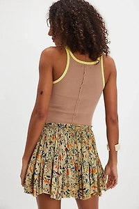 FP One Third Charm Printed Mini Skirt