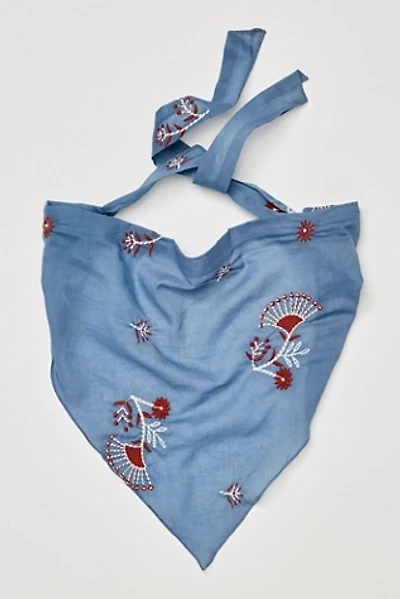 Georgia Embroidered Hair Scarf