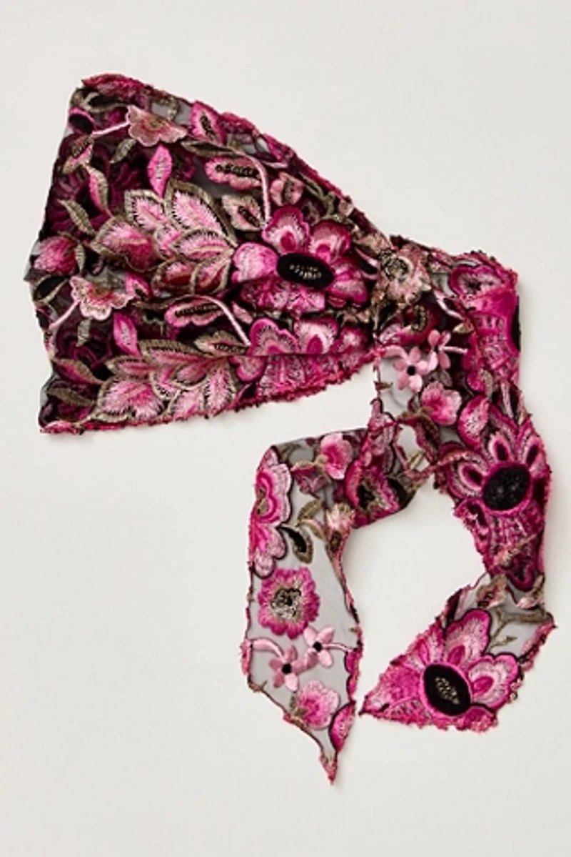 Cimaroon Floral Hair Scarf