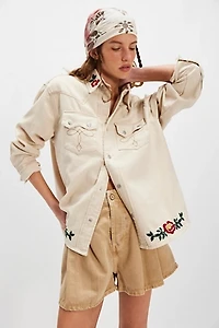 Profound Western Floral Denim Shirt