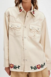 Profound Western Floral Denim Shirt