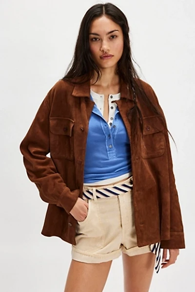 Profound Suede Camp Shirt