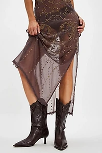 Western Twist Kitten Heels