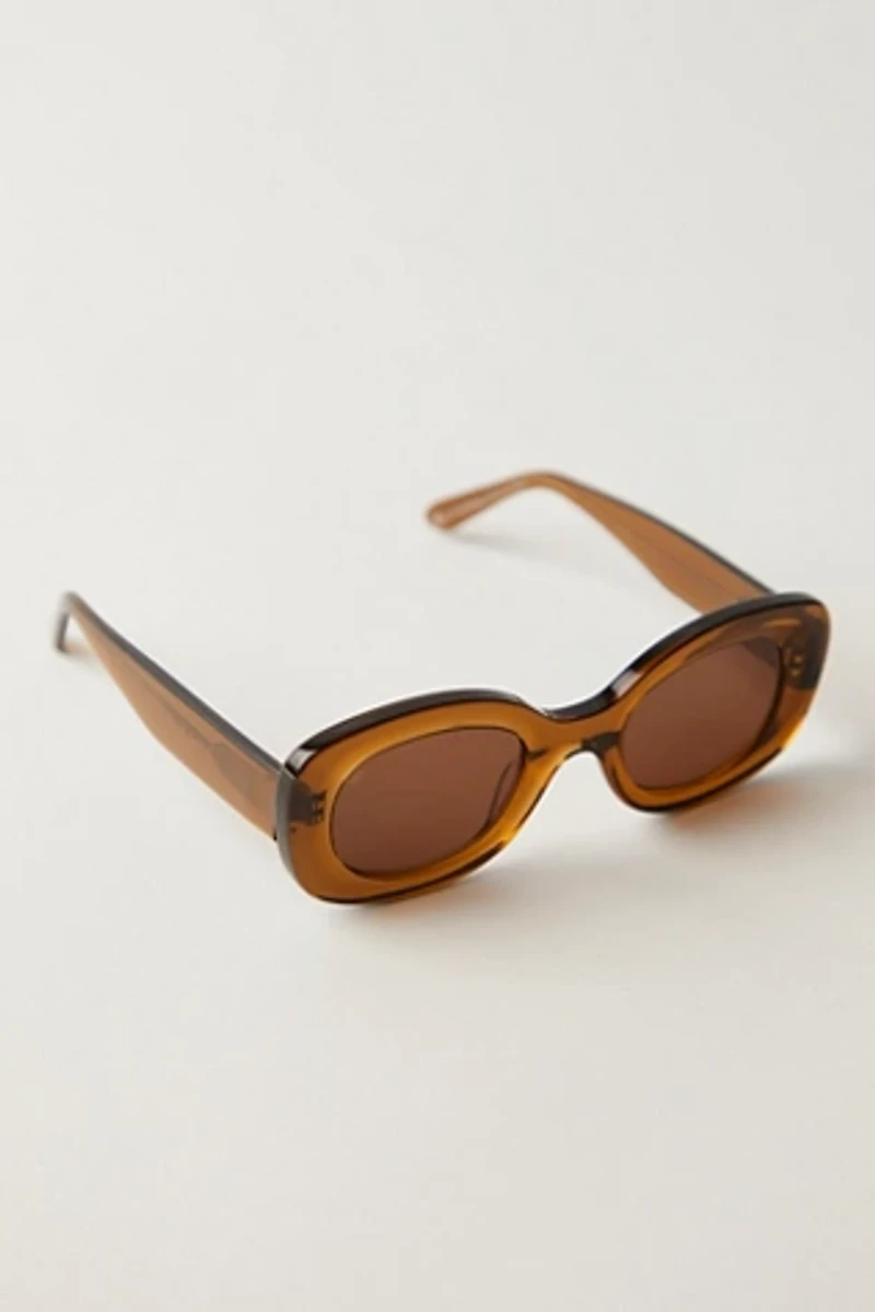 Jimmy Fairly The Cinnamon Rectangle Sunglasses