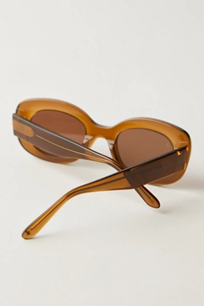 Jimmy Fairly The Cinnamon Rectangle Sunglasses