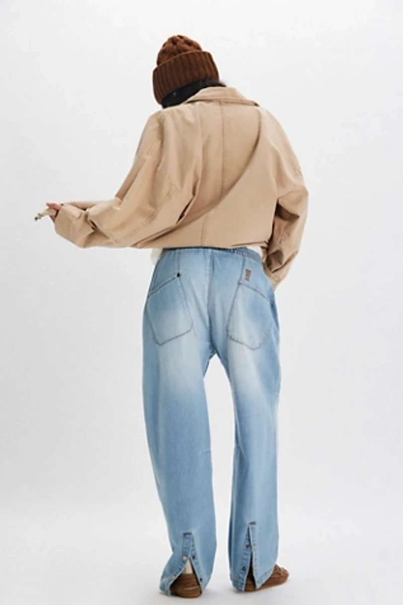 OneTeaspoon Odyssey Pull-On Boyfriend Jeans