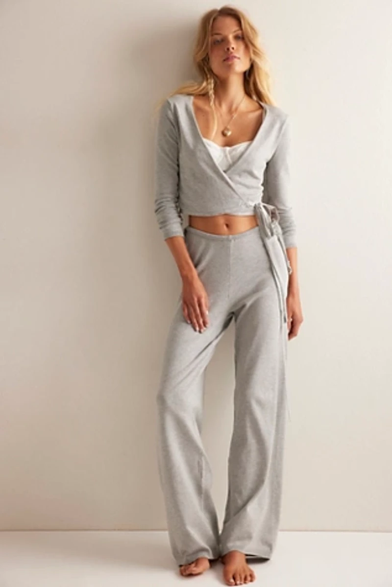 Frankies Bikinis Whisper Knit Wrap Top