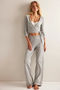 Frankies Bikinis Whisper Knit Wrap Top
