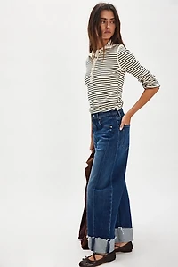 MOTHER The Half-Pipe Ankle Cuff Jeans