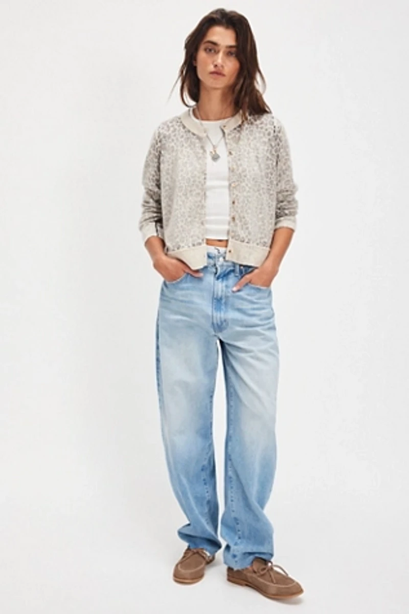 MOTHER The Fangirl Hover Fray Jeans