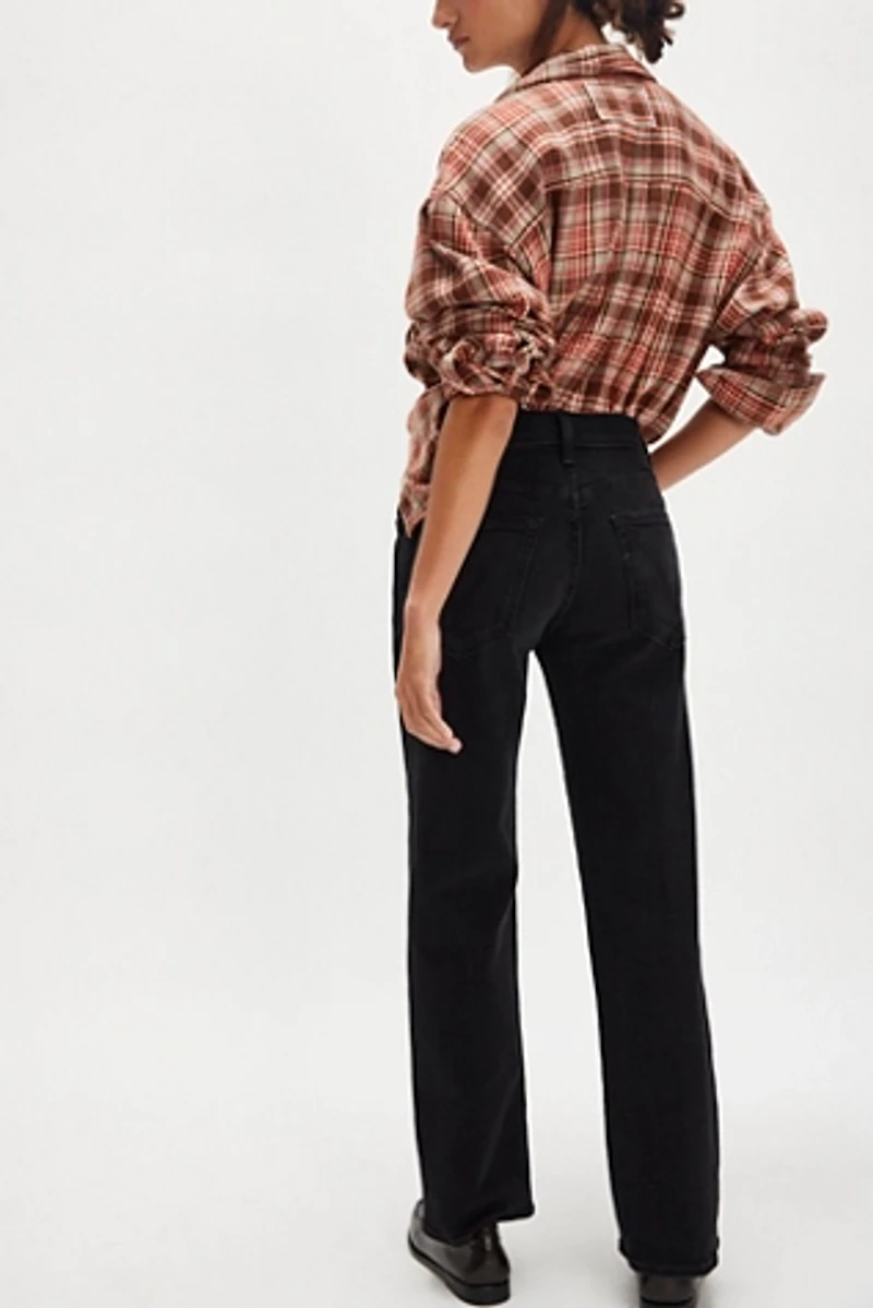 MOTHER The Mid-Rise Rambler Zip Jeans