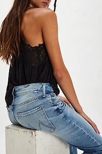 MOTHER The Mid-Rise Hiker Hover Jeans