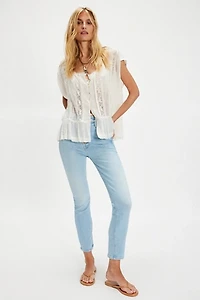 MOTHER The Pixie Dazzler Ankle Jeans