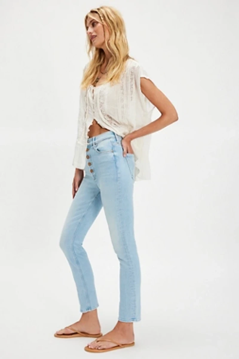 MOTHER The Pixie Dazzler Ankle Jeans