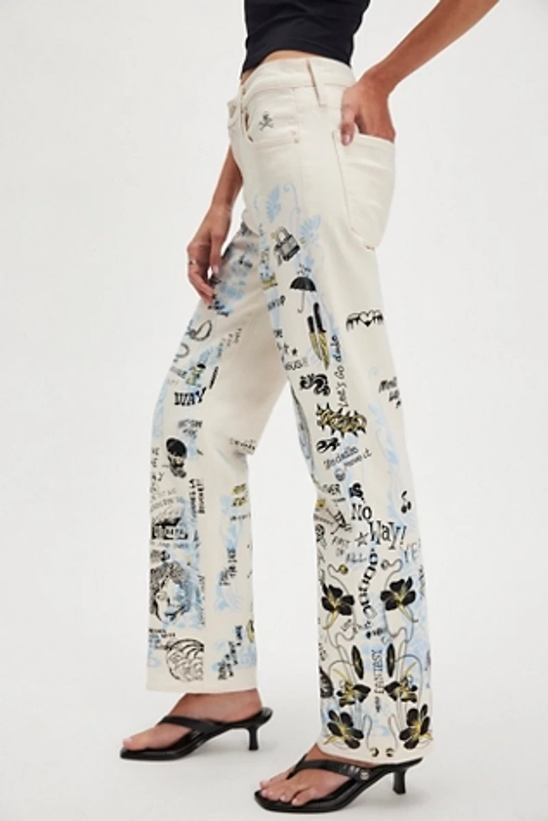 MOTHER The Mid Rise Rambler Zip Nerdy Jeans