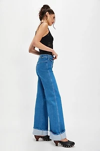 MOTHER The Pocketbook Hustler Roller Heel Jeans