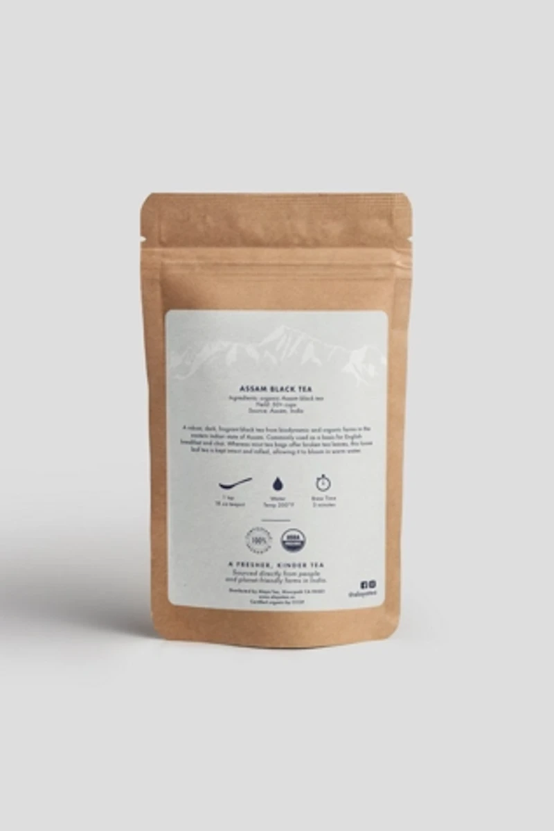Alaya Tea Organic Assam Black Loose Leaf Tea