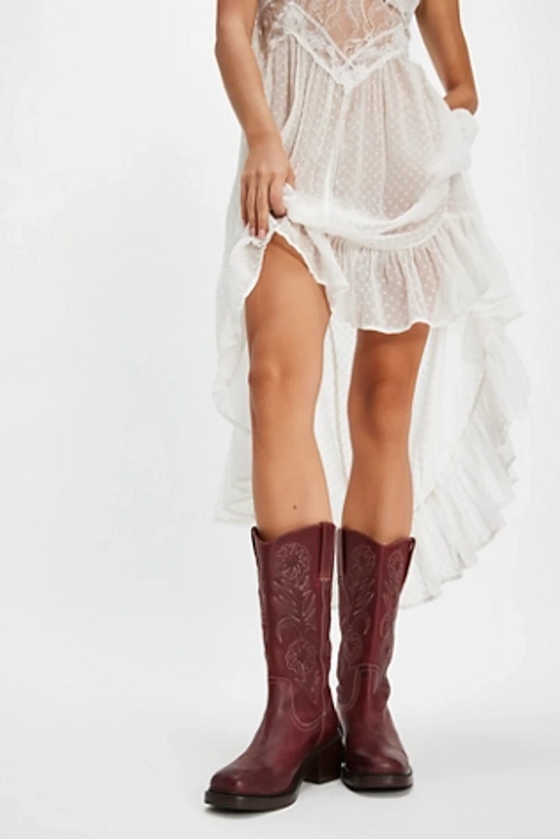 Frye For FP Kate Deco Stitch Boots