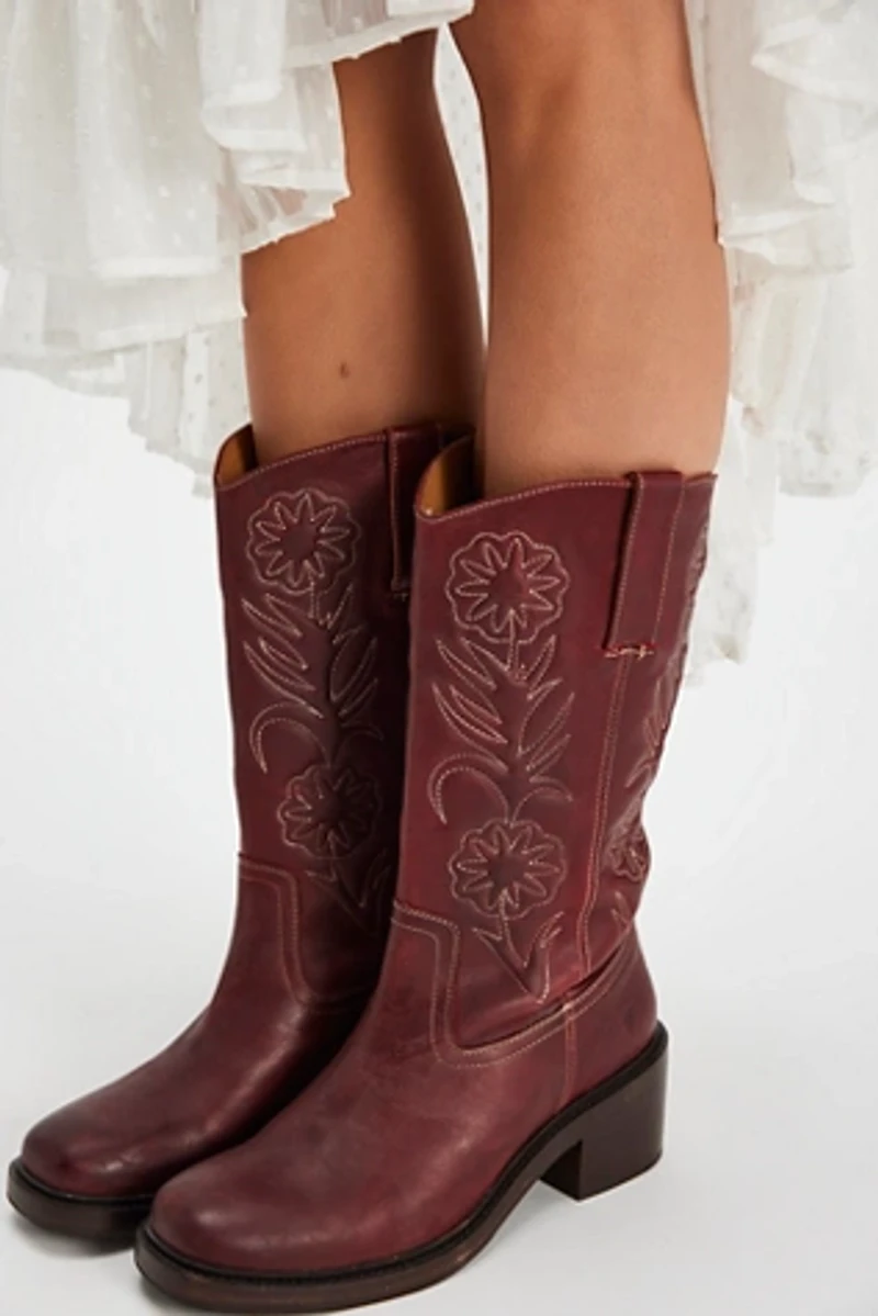 Frye For FP Kate Deco Stitch Boots