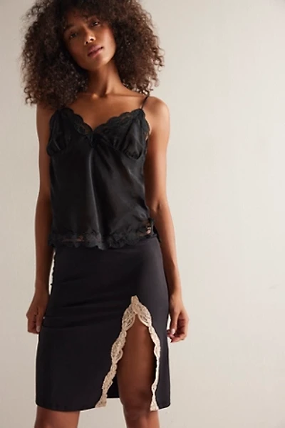 Delicious With Lace Half Slip