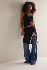 Delicious With Lace Half Slip