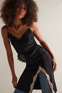 Delicious With Lace Half Slip