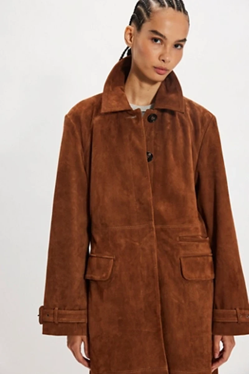 We The Free Klaus Suede Trench