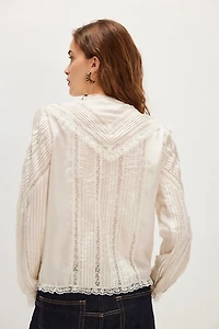 LoveShackFancy Norami Blouse