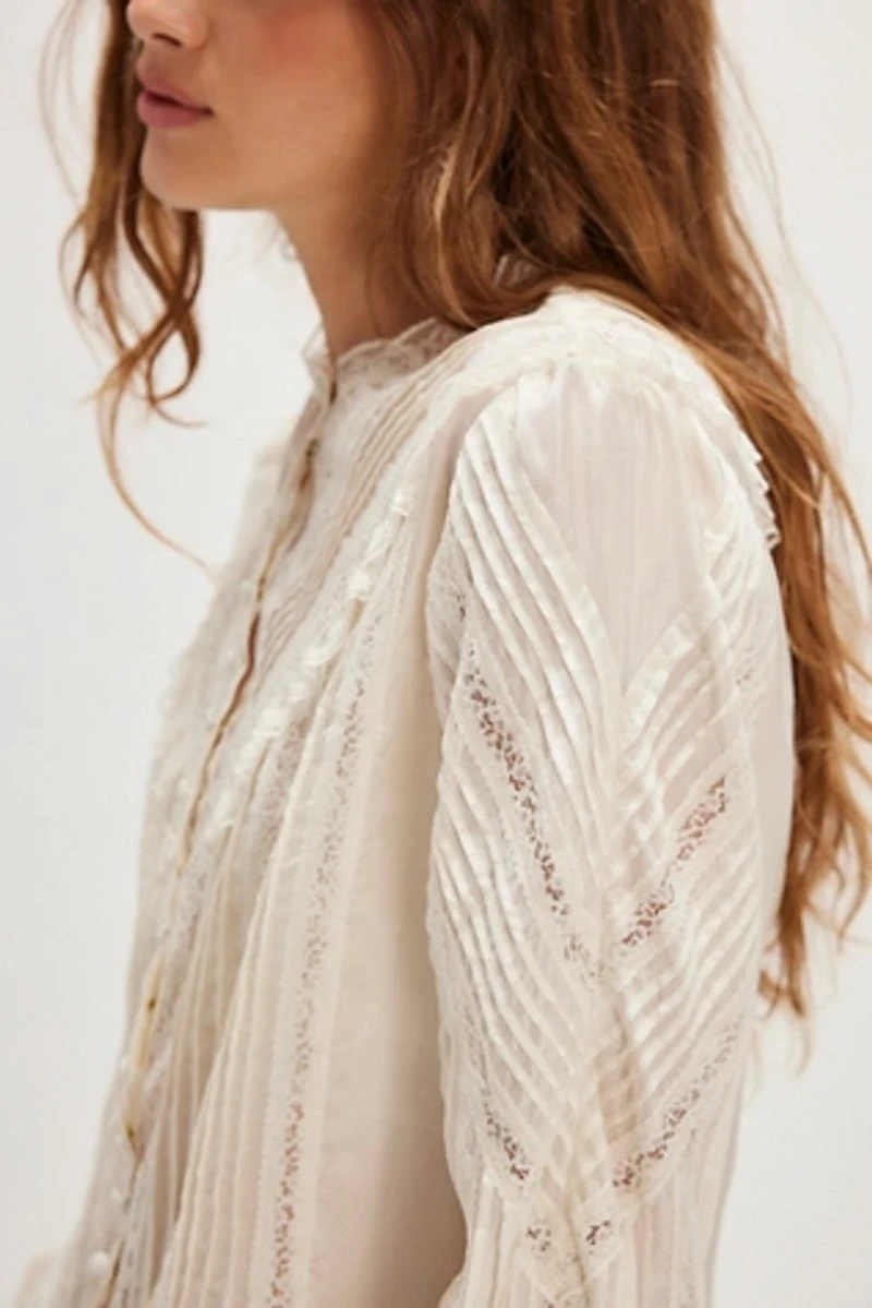 LoveShackFancy Norami Blouse